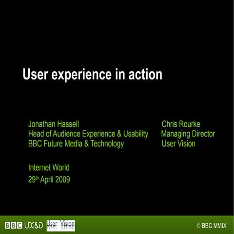 User Experience in Action