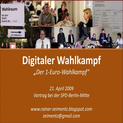Vortrag Online Wahlkampf