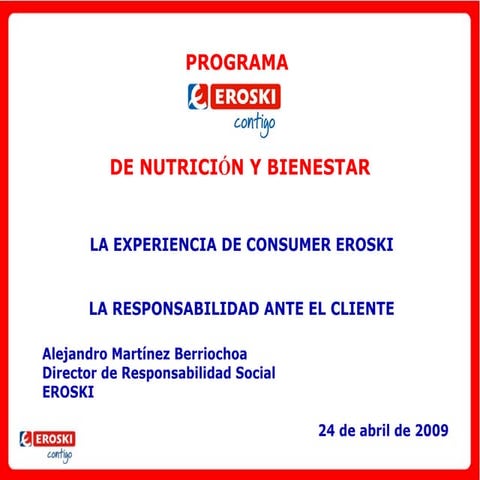 Nutrición y Bienestar