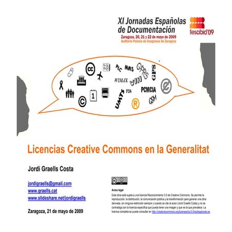 Las licencias Creative Commons en la Generalitat de Catalunya