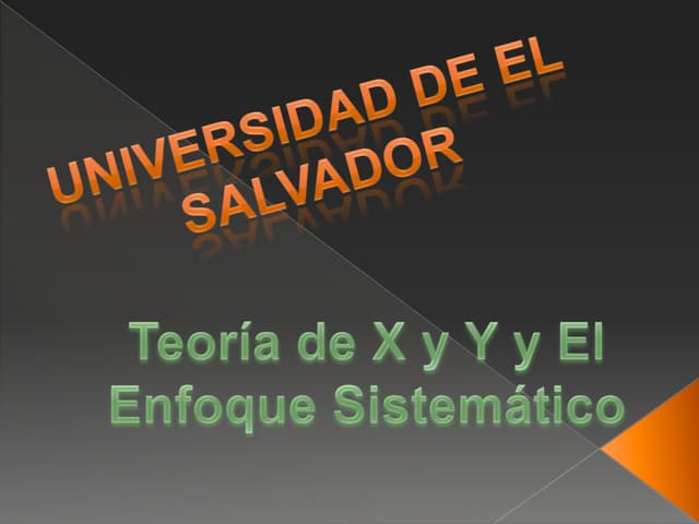 Teoría X,Y. Douglas Mc Gregor