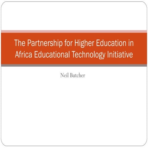Phea ETI Presentation at e-Learning Africa Conference
