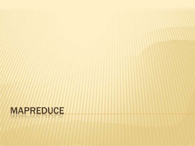 Map Reduce