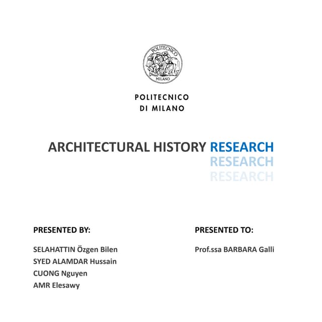 091030 Architectural History 