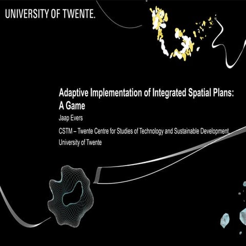 Adaptive Implementation of Spatial Policies: A Game