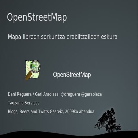 OpenStreetMap - Mapa libreen sorkuntza