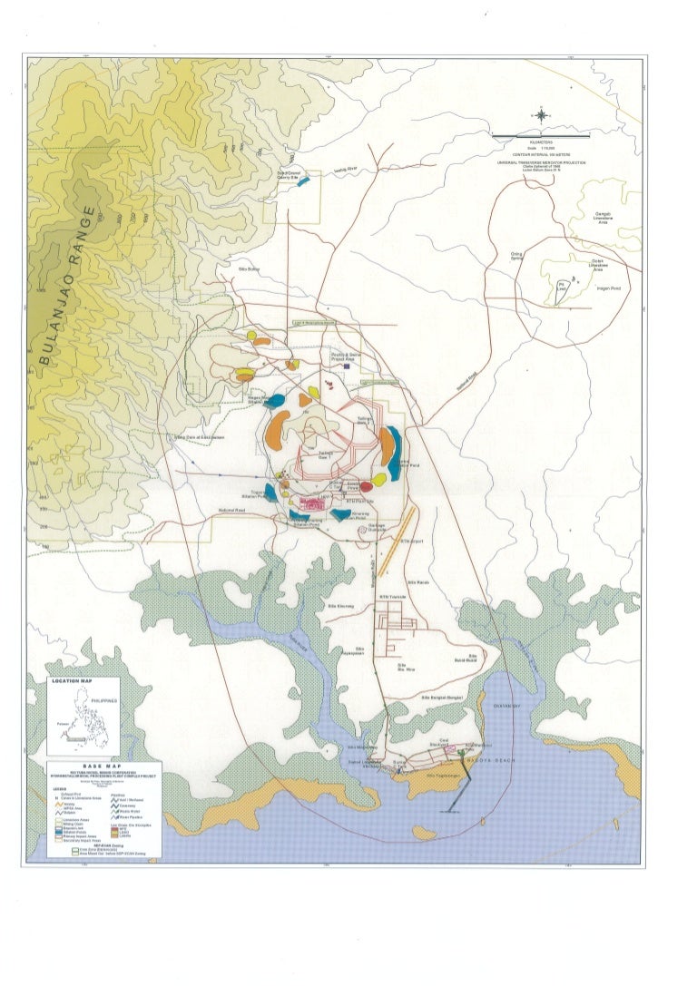 Base Map Rio Tuba Nickel Mining Corporation