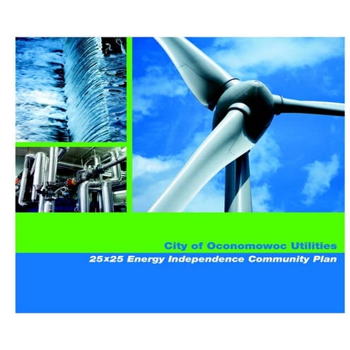 City of Oconomowoc 25x25 Plan (2009)