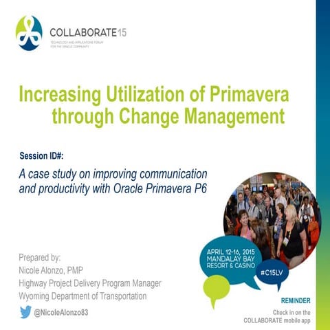 Primavera- Increasing Utilization through Change Management