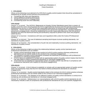 2009 a 2 class questions preview