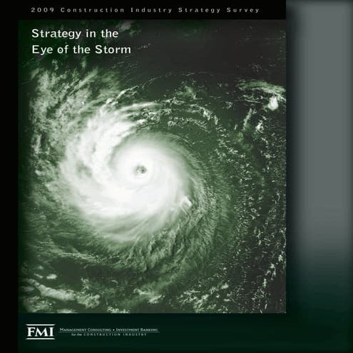 2009 Construction Industry Strategy Survey By Fmi