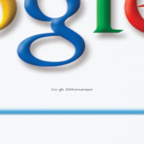 2009 google annual_report | PDF