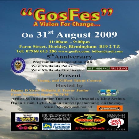 2009 Gos Fes Programme