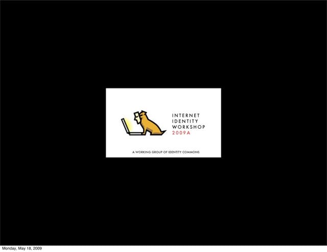 A Social Web Intro at the Internet Identity Workshop
