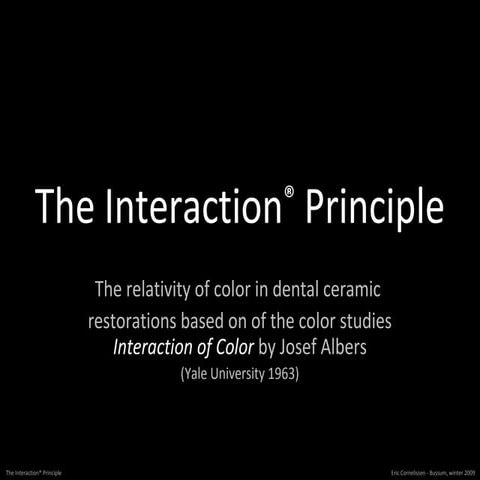 2009 interaction of color studies smal formaat | PPT