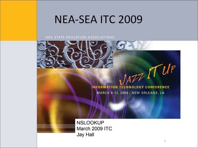 2009 Itc Nslookup Rev01