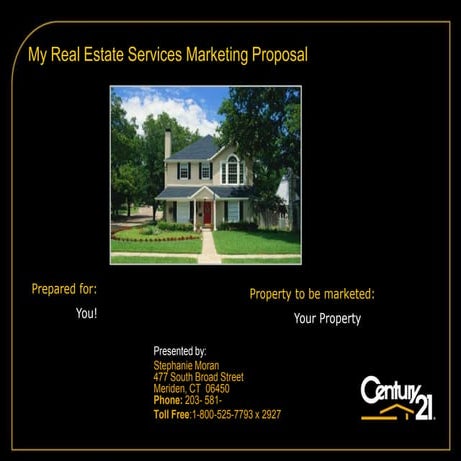 My Marketing Plan For Your Home