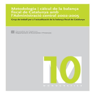 Metodologia i Càlcul de la Balança ...