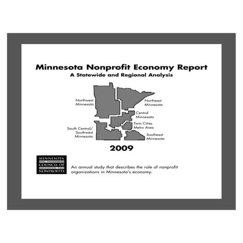 2009 Minnesota Nonprofit Economy Report