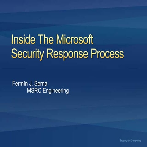 MSRC - Funcionamiento