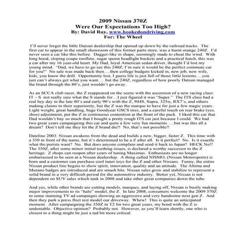2009  Nissan 370 Zwpics