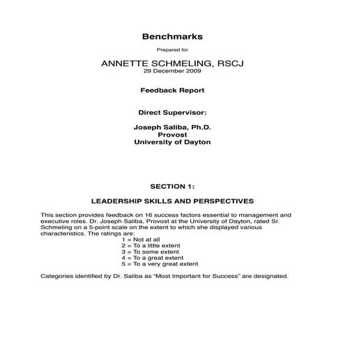 2009 UD Performance Review