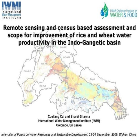 Remote sensing and census based assessment and scope for improvement of rice ...