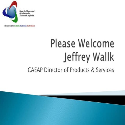 2009 Summit Event Master Caeap Speakers Jeffrey Wallk