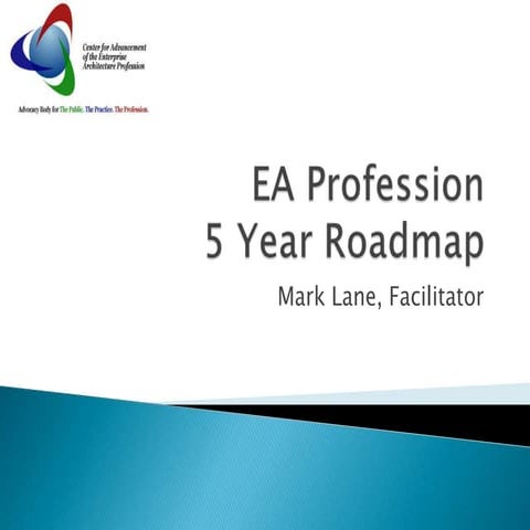 2009 Summit Event Master EA Roadmap