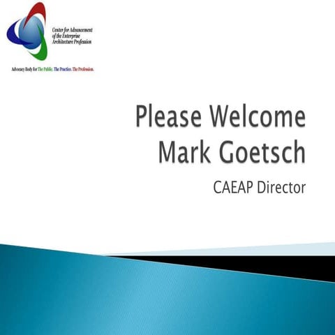 2009 Summit Event Master Mark Groetsch