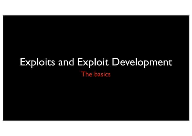 Exploitation