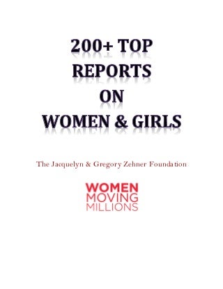 Top 200+ Reports on Women and Girls