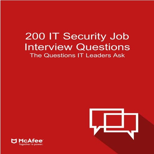200 IT Secutiry Job Interview Question