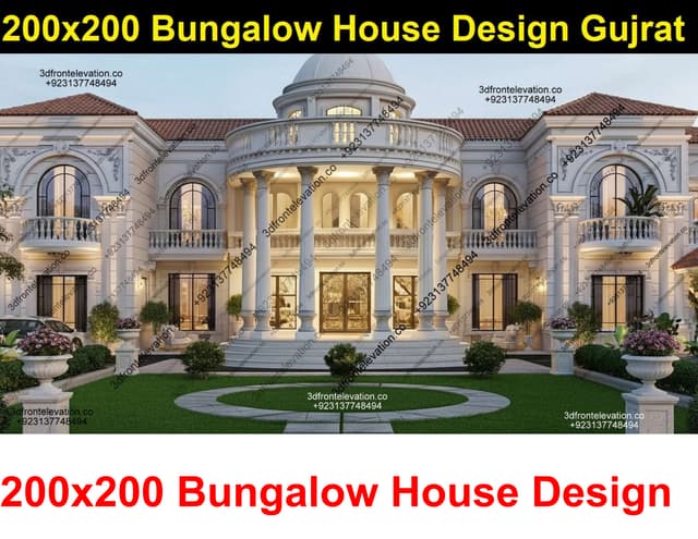 200x200 Bungalow House Design Gujrat.pdf