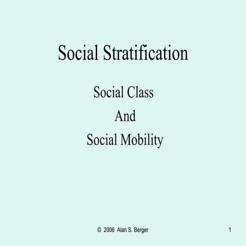 201.08 social stratification