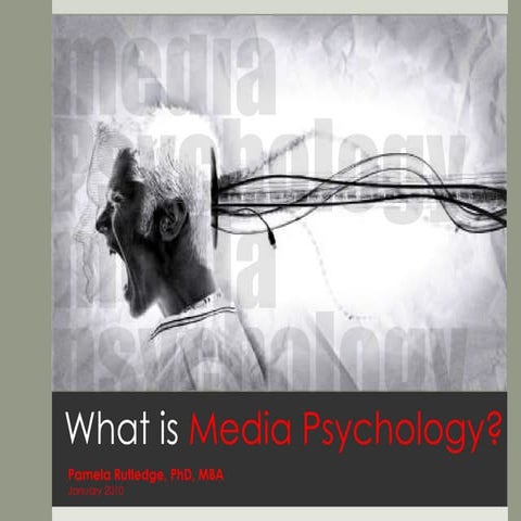 What Is Media Psychology?