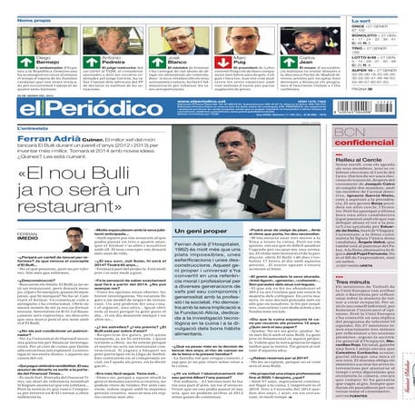 El nou bulli ya no será un restaurant