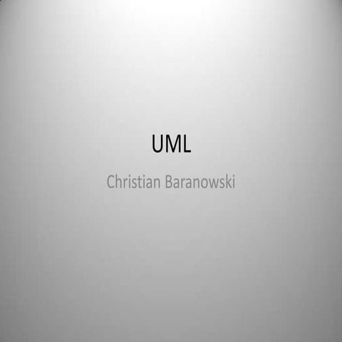 2010 -  Einführung in die UML - Seitenbau Developer Convention