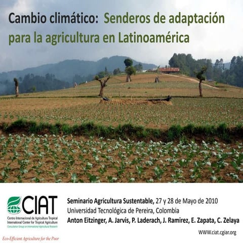 A. Eitzinger - Pereira_Agricultura sustentable