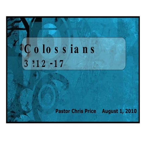 Colossians