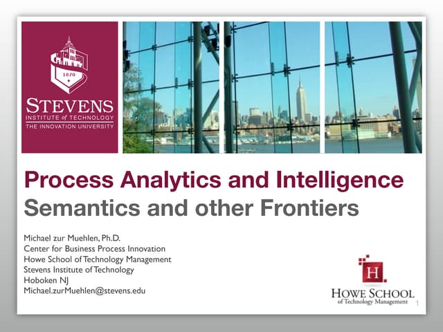 Business Process Intelligence Keynote