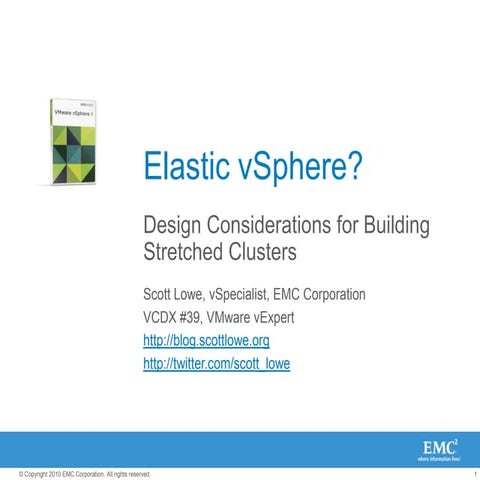 Elastic vSphere?
