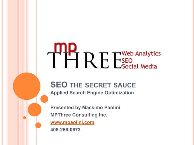 2010 10-09 seo the secret sauce (svcc-2010)