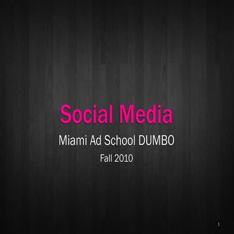 MAS Social Media Class 3 - Listening