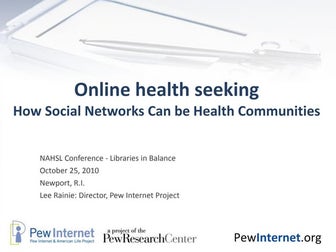 Online health seeking