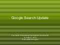 Google Search & Tools Update - North Country