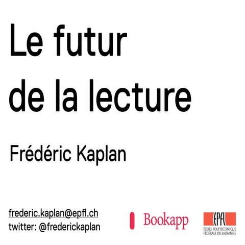 Le futur de la lecture