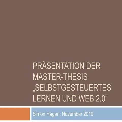 2010 11-01 präsentation master-thesis