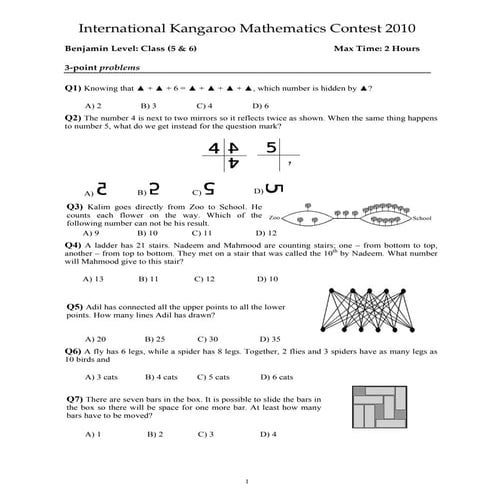 2010 benjamin-kangaroo-past-paper