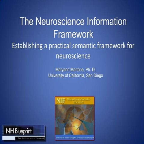 The Neuroscience Information Framework: Establishing a practical semantic fra...